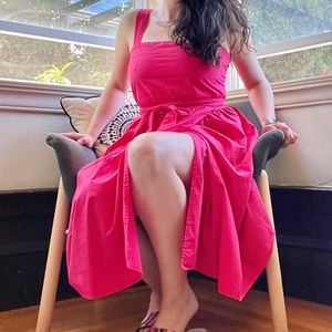 Ban.do matching fuchsia easy wrap skirt and tank Medium